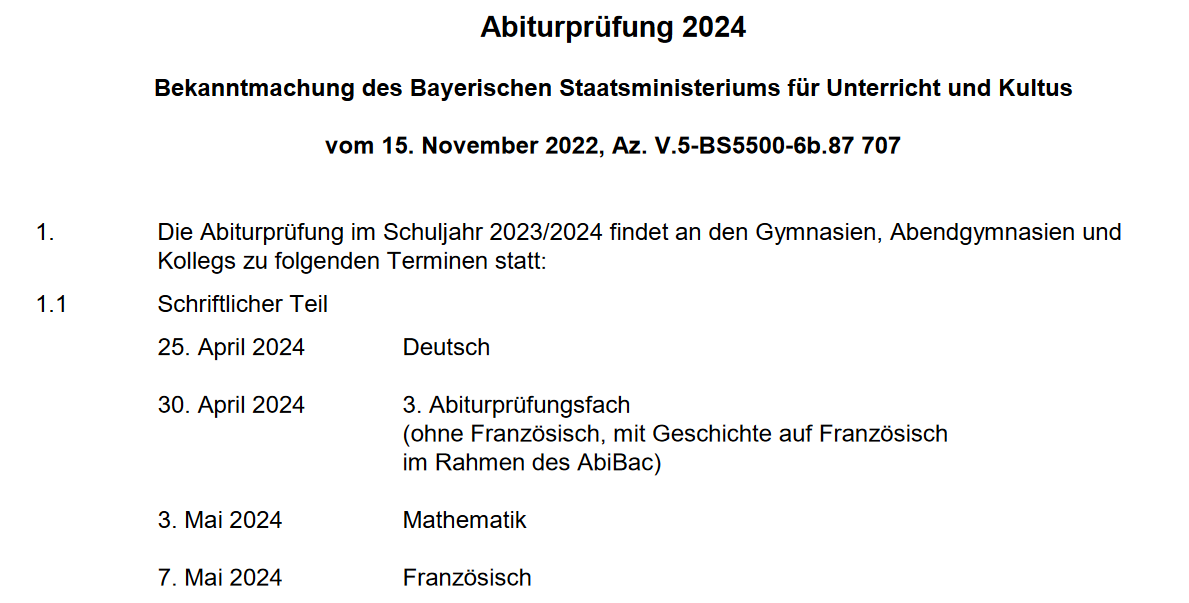  Foto zu Abitur-Formalia – MATHEKELLNER 